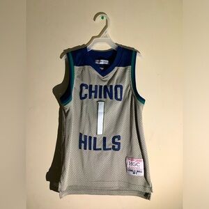 LAMELO BALL CHINO HILLS AUTHENTIC HS BASKETBALL JERSEY GRAY - Size S (Youth)